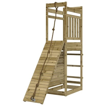 Speeltoren met klim-en rotswand 53x174x207cm