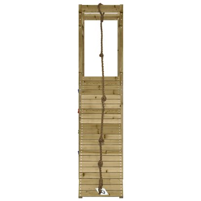 Speeltoren met klim-en rotswand 53x174x207cm