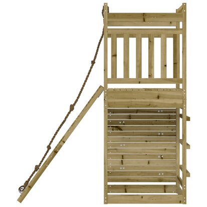 Speeltoren met klim-en rotswand 53x174x207cm
