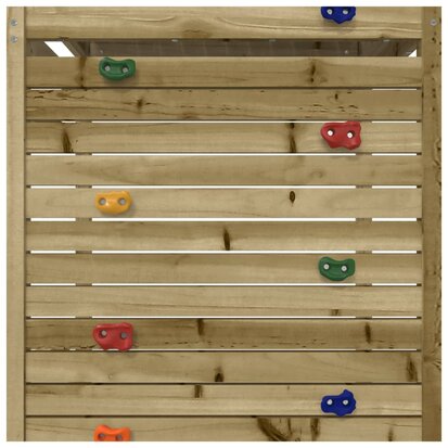 Speeltoren met klim-en rotswand 53x174x207cm