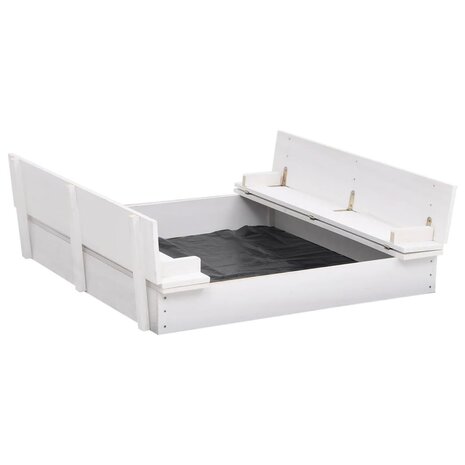 Zandbak 95x90x15cm wit