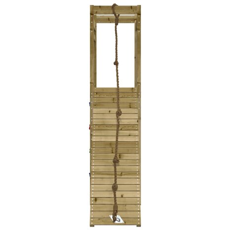 Speeltoren met klim-en rotswand 53x174x207cm