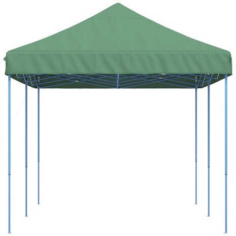 Partytent inklapbaar pop-up 580x292x315 cm groen
