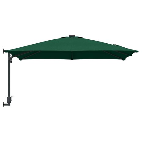 Tuinparasol Groen 248.5 x 247.5 x 160 cm Polyester, Staal