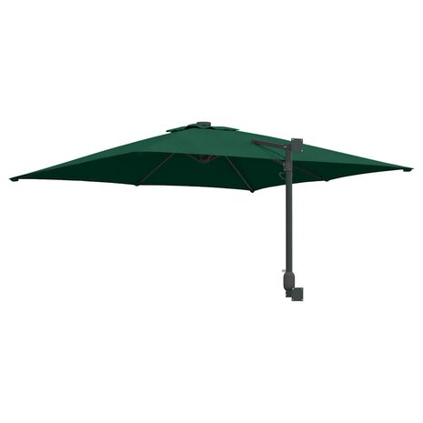 Tuinparasol Groen 248.5 x 247.5 x 160 cm Polyester, Staal