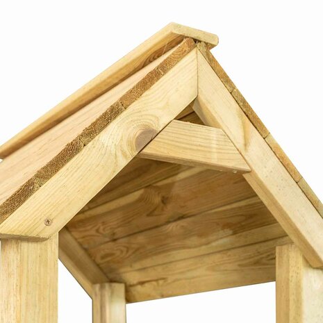Speeltoren 285x120x226,5 cm geïmpregneerd grenenhout
