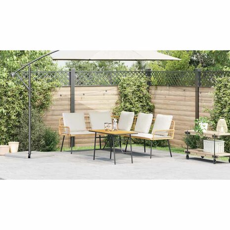Tuin Sofa Set 2 pcs Naturel poly rattan