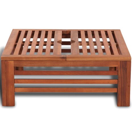 Parasolvoetbedekking hout