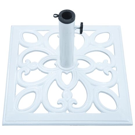 Parasolvoet 12 kg 49 cm gietijzer wit