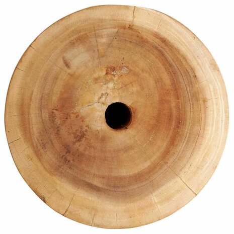 Parasolvoet Anders Bruin Ø34 x 40 cm Massief hout