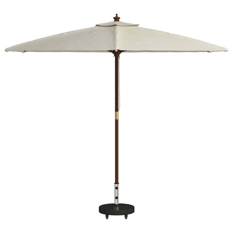 Parasolvoet Zwart 45 x 45 x 45 cm Graniet