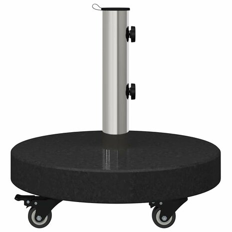 Parasolvoet Zwart 45 x 45 x 45 cm Graniet