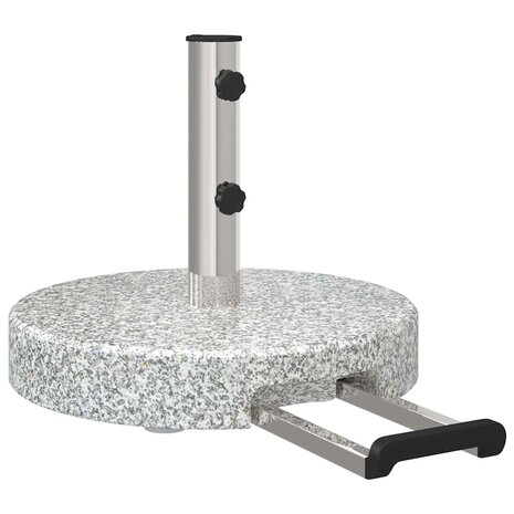 Parasolvoet Grijs 45 x 45 x 37.5 cm Graniet