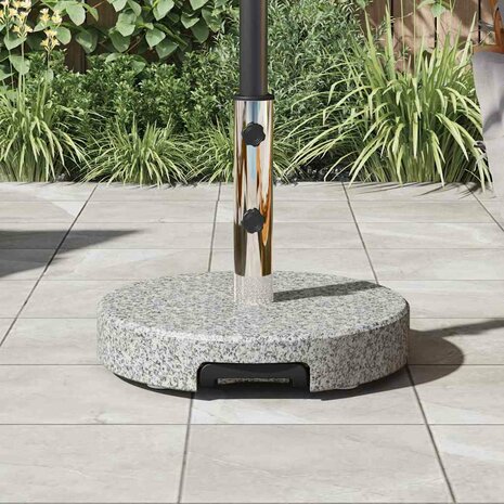 Parasolvoet Grijs 45 x 45 x 37.5 cm Graniet