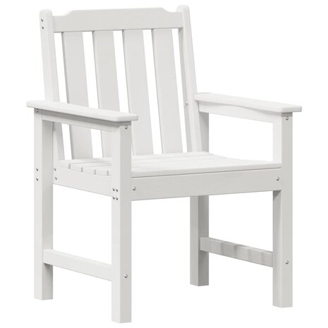 Tuinstoel 6 pcs Wit 65.5 x 55.5 x 88cm Kunststof