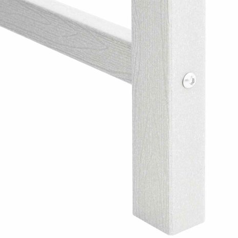 Tuinstoel 6 pcs Wit 65.5 x 55.5 x 88cm Kunststof