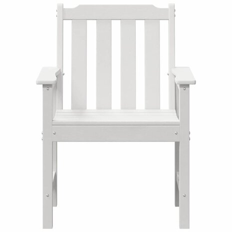 Tuinstoel 4 pcs Wit 65.5 x 55.5 x 88cm Kunststof