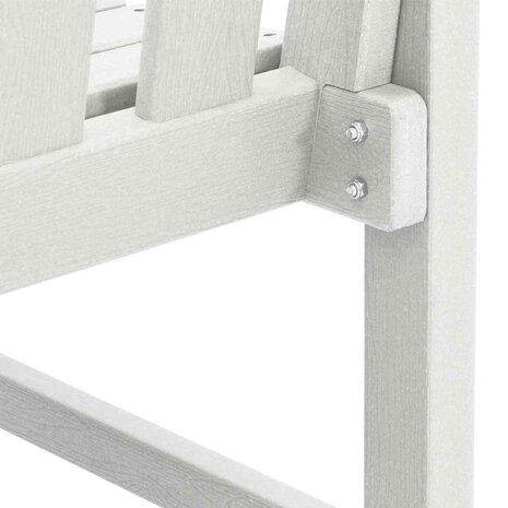 Tuinstoel 4 pcs Wit 65.5 x 55.5 x 88cm Kunststof