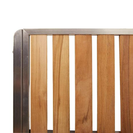 Tuinstoel 2 pcs Bruin 56 x 54.5 x 87cm Massief teakhout