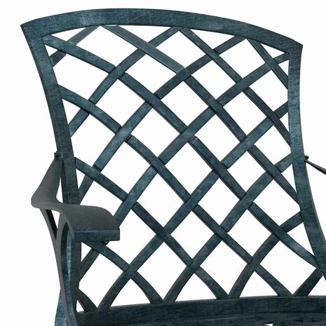 Tuinstoel Groen 61 x 60.5 x 93cm Aluminium