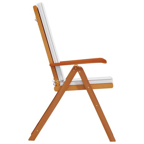 Tuinstoel 8 pcs Bruin 57 x 71.5 x 104cm Massief teakhout