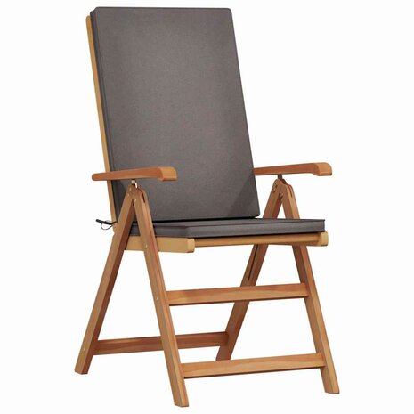 Tuinstoel 8 pcs Bruin 57 x 71.5 x 104cm Massief teakhout