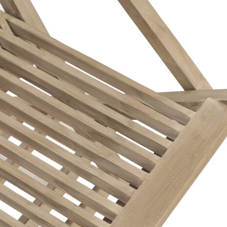 Tuinstoelen inklapbaar 4 st 56x61x89 cm massief teakhout grijs