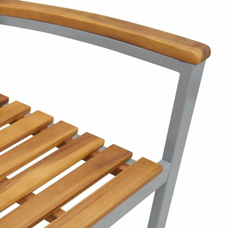 Tuinstoel 6 pcs Bruin 56 x 57 x 87cm Massief acaciahout