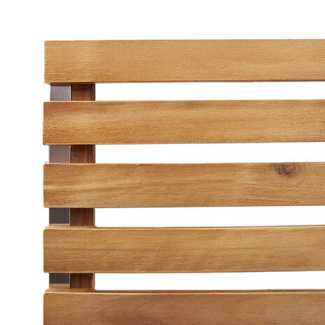 Tuinstoel 4 pcs Bruin 56 x 54.5 x 87cm Massief acaciahout