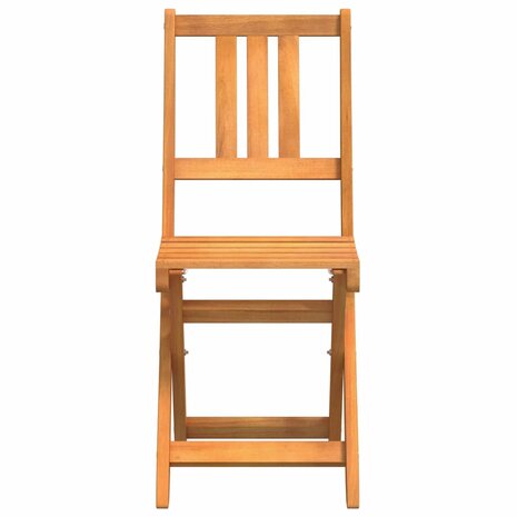 Tuinstoel 4 pcs Bruin 36 x 46 x 86cm Massief acaciahout