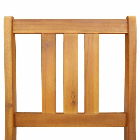 Tuinstoel 4 pcs Bruin 36 x 46 x 86cm Massief acaciahout
