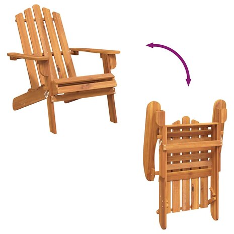 Tuinstoel Adirondack massief acaciahout