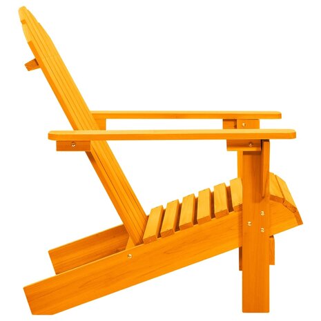 Tuinstoel Adirondack massief vurenhout oranje