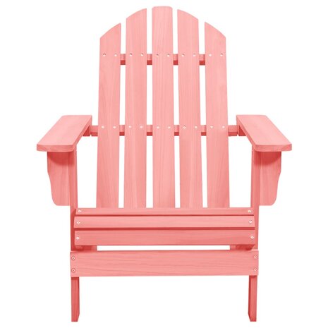 Tuinstoel Adirondack massief vurenhout roze