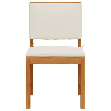 Armloze Tuinstoel 2 pcs Bruin 50 x 50 x 91cm Massief acaciahout