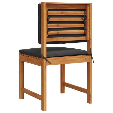 Tuinstoel 2 pcs Bruin 50 x 50 x 91cm Massief acaciahout