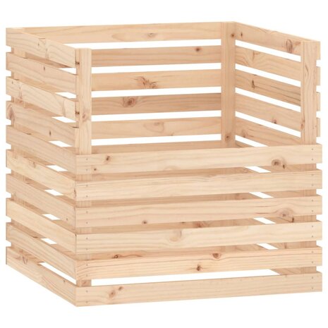 Compostbak 80x80x78 cm massief grenenhout