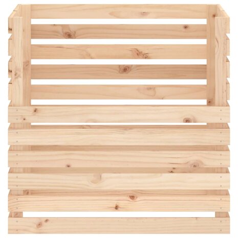 Compostbak 80x80x78 cm massief grenenhout