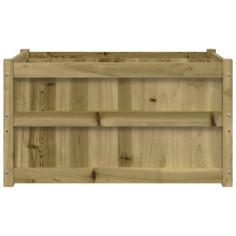 Plantenbakken 2 st cm geïmpregneerd hout