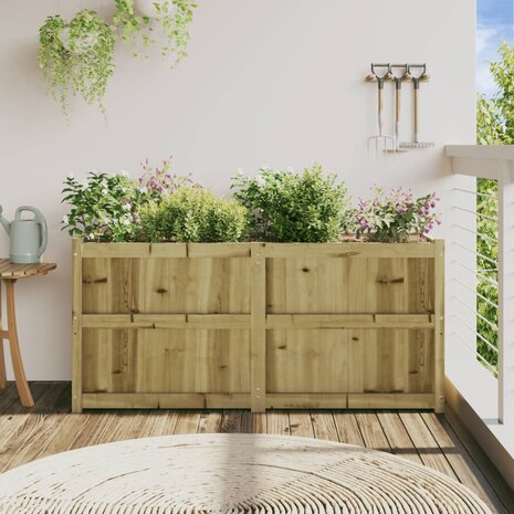 Plantenbak 150x50x70 cm geïmpregneerd grenenhout