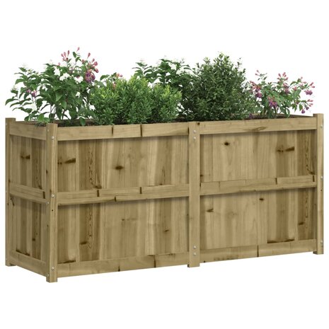 Plantenbak 150x50x70 cm geïmpregneerd grenenhout