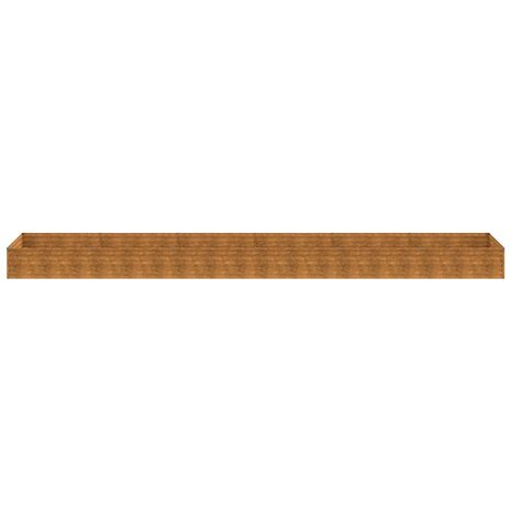 Plantenbak verhoogd 579x100x36 cm cortenstaal
