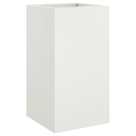 Plantenbak 42x38x75 cm staal wit