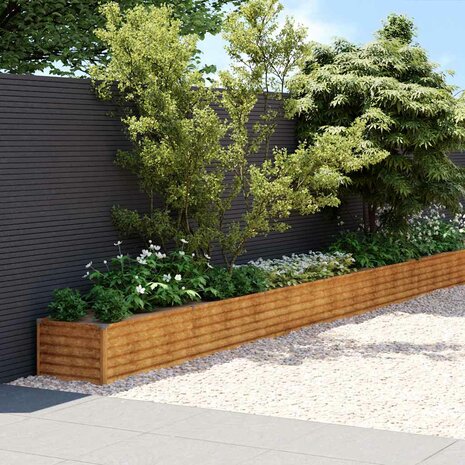 Plantenbak verhoogd 960x50x36 cm cortenstaal