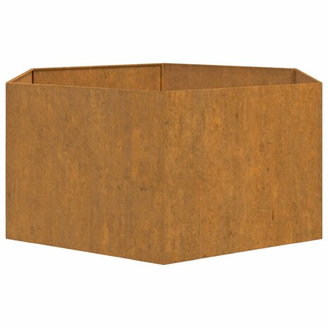 Plantenbak roestig 90x90x45 cm cortenstaal