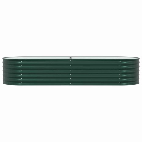Verhoogde plantenbak Groen 240 x 80 x 44 cm Staal