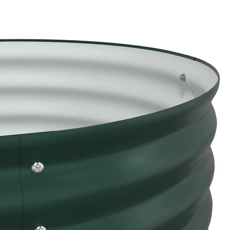 Verhoogde plantenbak Groen 240 x 80 x 44 cm Staal