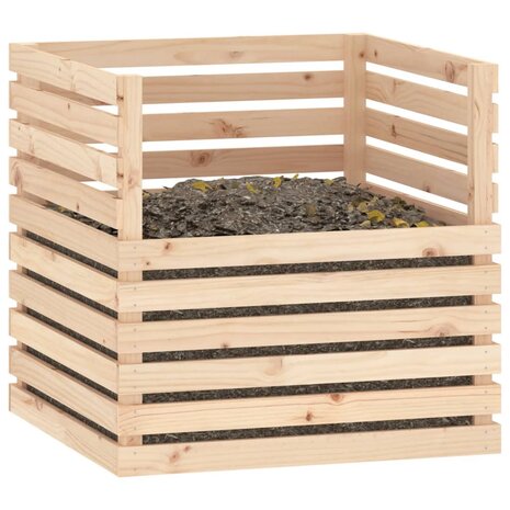 Compostbak 80x80x78 cm massief grenenhout