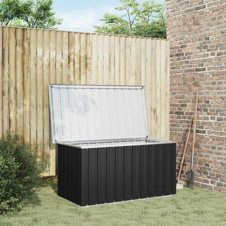 Tuinbox 129x67x65 cm antraciet