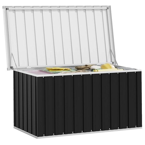 Tuinbox 129x67x65 cm antraciet